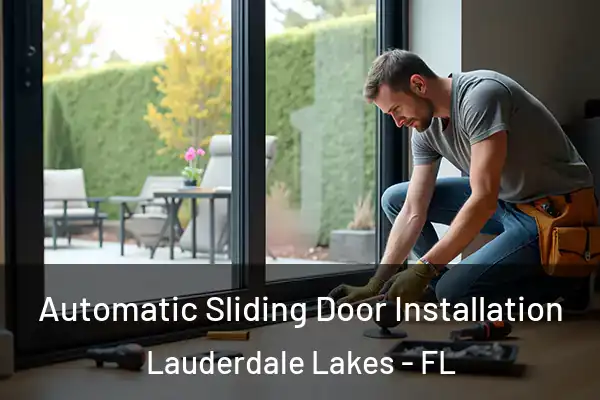 Automatic Sliding Door Installation Lauderdale Lakes - FL